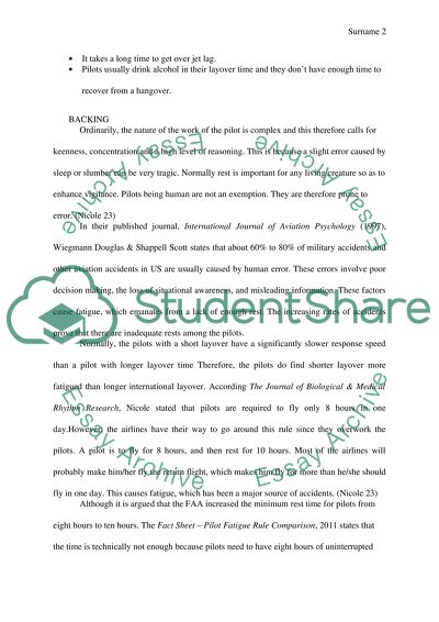 Do Pilots Have Enough Layover Time