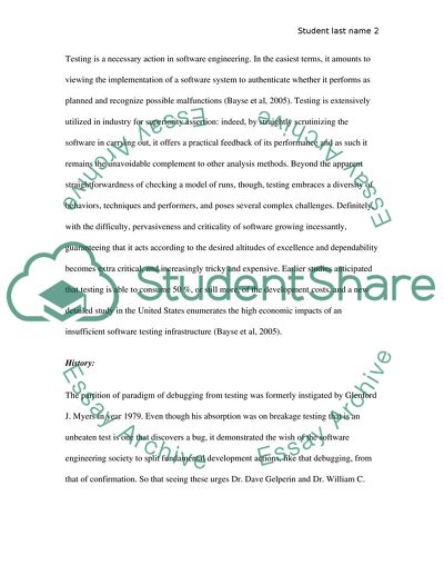 Importance of Testing in Software Engineering