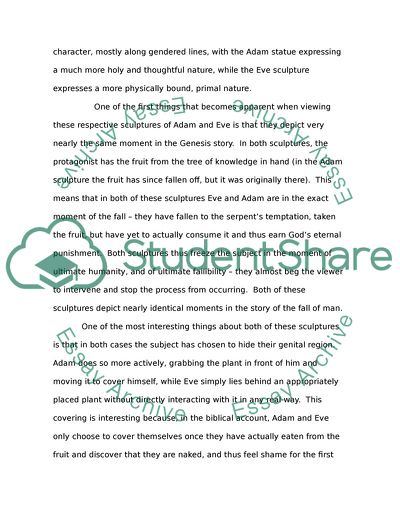 Adam and Eve as Commonly Used Motifs in Medieval Art and Architecture