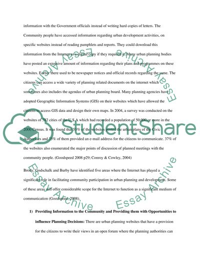 The Internet Influenced the Nature of Community Involvement