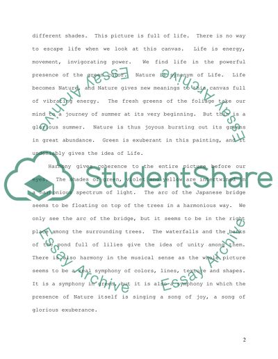 Water-Lily Pond, Symphony in Green by Claude Monet