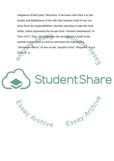 Why does Canh reject Thoas offer of freedom and get off the train