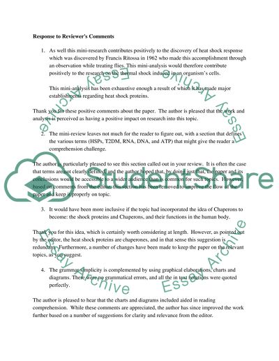 Editors Letters and Responses