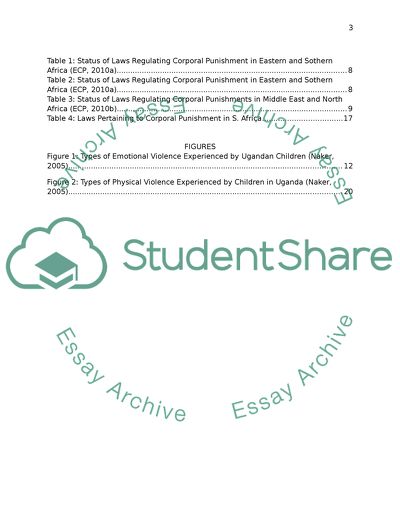 Why is Corporal Punishment Still Use in Africa What are the Alternatives