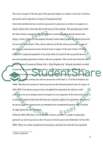 Property Acquisition Land Law