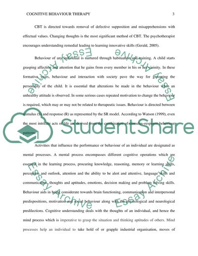 Behavioral therapy essay image