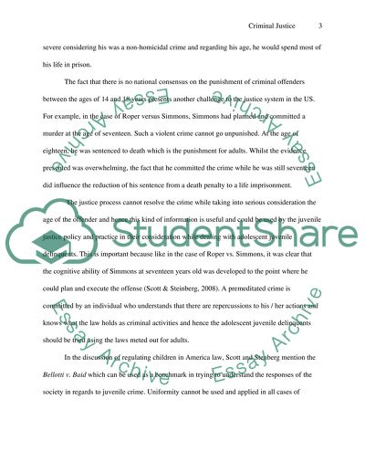 Criminal Justice System