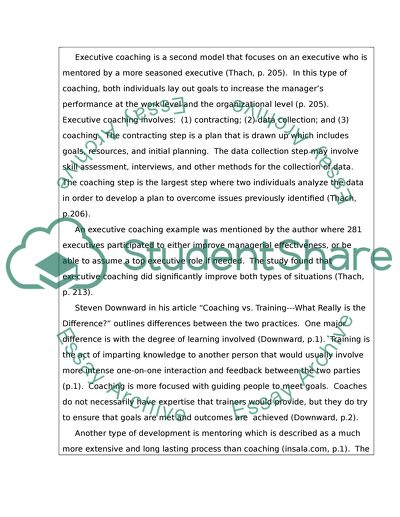 The Purpose of Coaching and Its Implementation in an Organisation