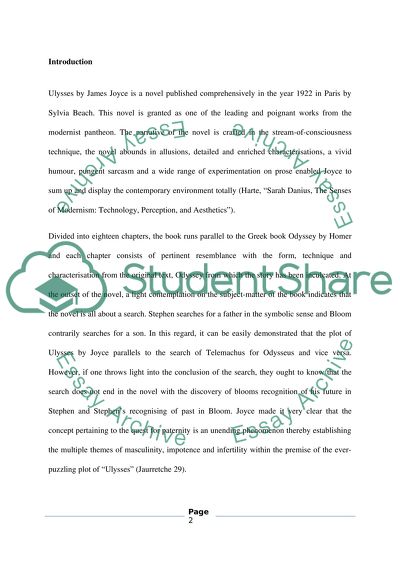 Theme of Impotence in James Joyces Ulysses