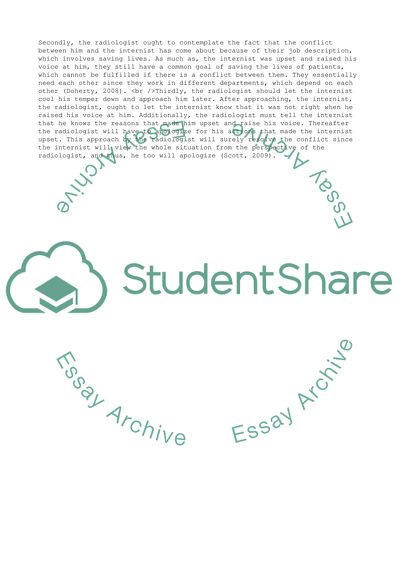 Stress Management and Conflict Resolution