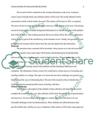 Challenges in College Recruiting