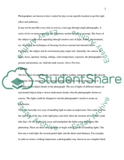 Photography as an Art