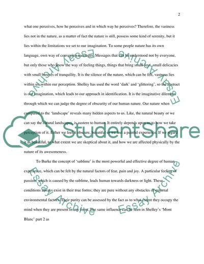 Burkes Key Ideas in Shelleys Work