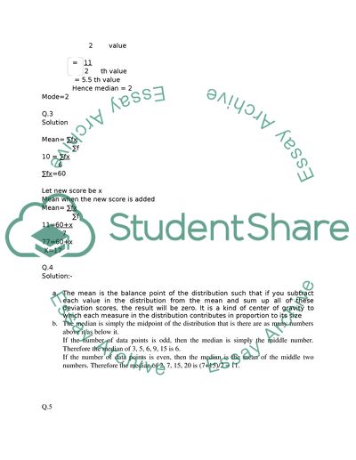 Calculating the Central Measure of the Salary