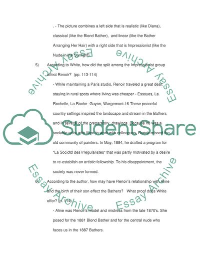 The Picture of Bathers by Renoir