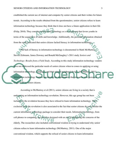 Why Senior Citizens Refuse to Learn IT