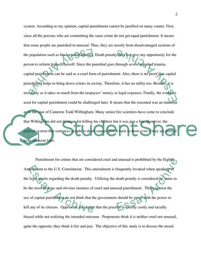 The Death Penalty Does Not Deter Crime