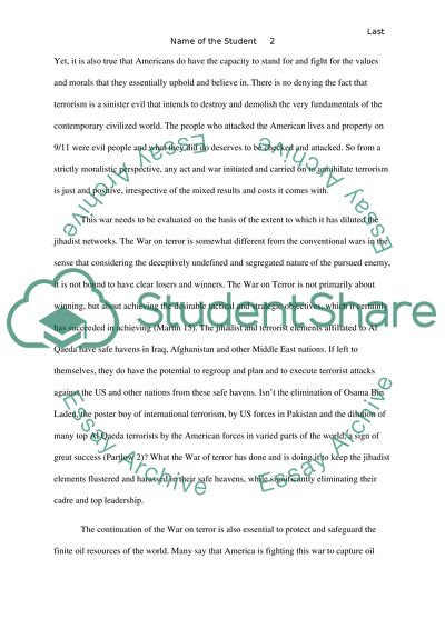 Is the war on Terrosim a lost cause