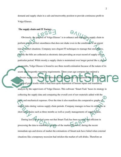 Inventory Management in Volga Glasses