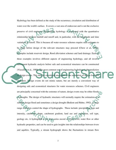 Fluids and Drainage Engineering