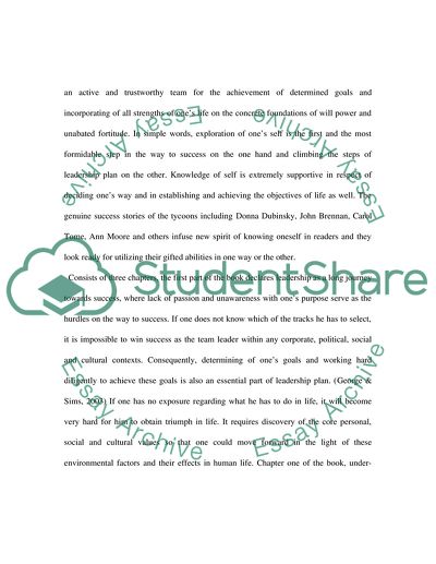 True North: Discover Your Authentic Leadership Analysis