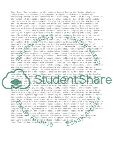 Organizational Diagnostic Models - The Seven-S Model