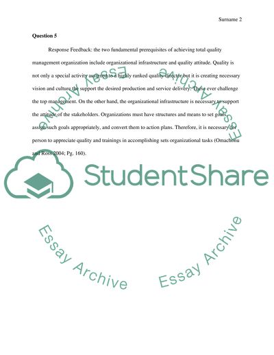 Principles of Total Quality