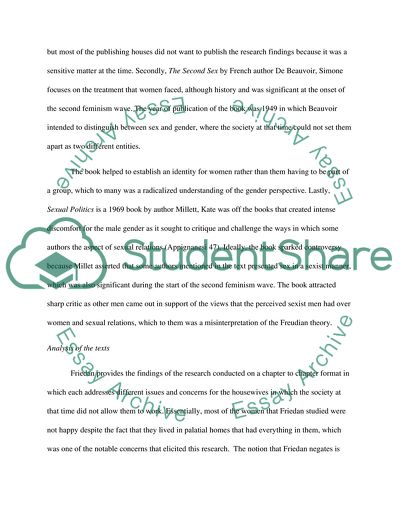 Sexual Politics: Feminism