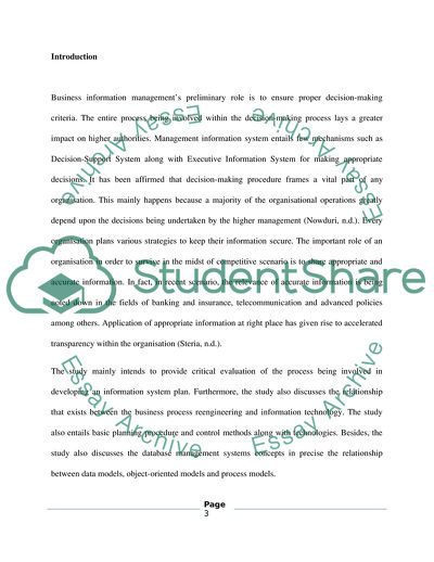 Relationship between Business Process Reengineering and Information Technology