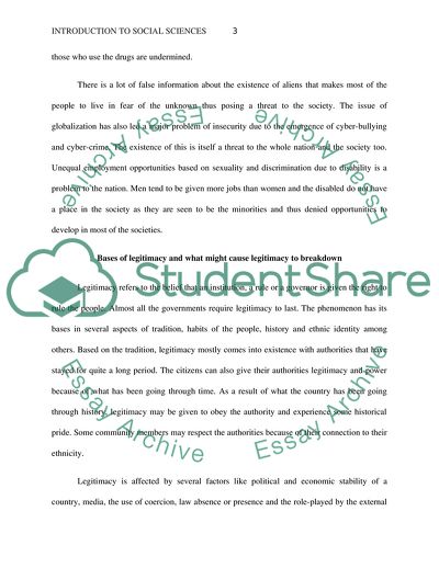 Introduction to Social Sciences