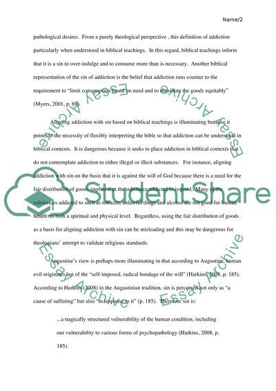 Is Speaking of Addiction in Terms of Sin Illuminating or Dangerous