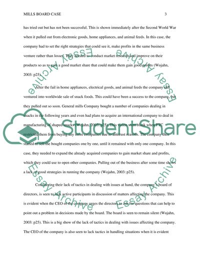 Market Performance of General Mills Company