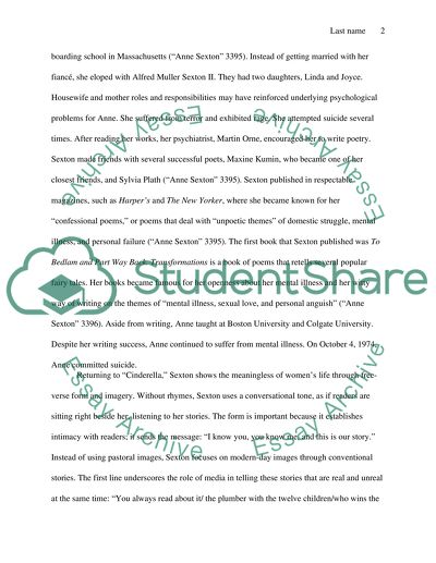 Meaninglessness of Womens Life in Sextons Cinderella