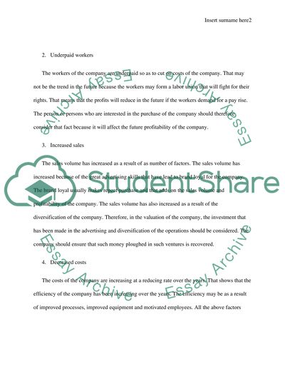 Financial Case Study Analysis and Excel Work