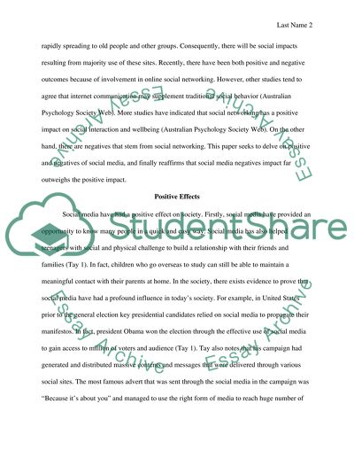 Using Social Media and Changing Social Life