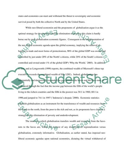 Globalisation And Regionalisation