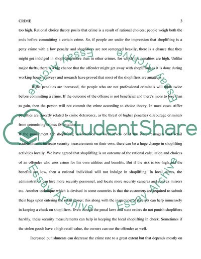 Rational Choice Theory and Human Behavior