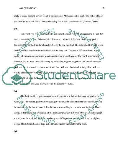 Criminal Procedure and the Police