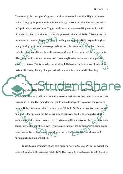 Billy Budd by Herman Melville