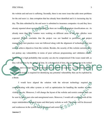 Complex Testing of a Product