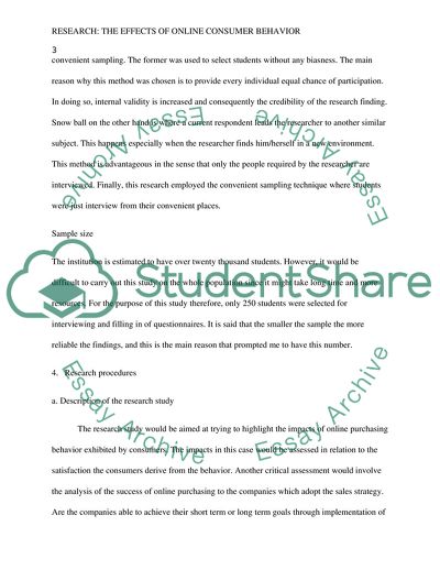 Consumer Behaviors the Influence Internet Usage