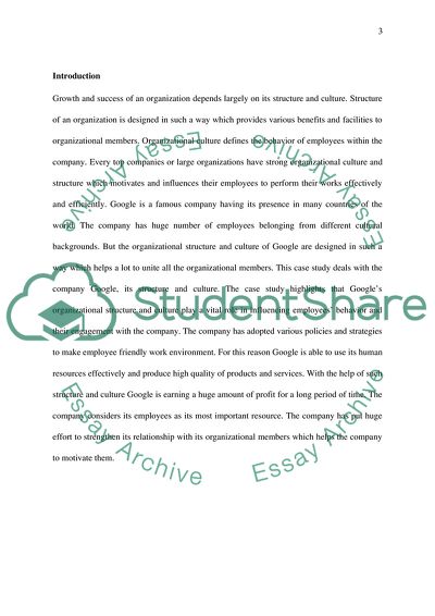 How Organisations Structure and Culture Influences and Shapes Employee Behaviour and Engagement