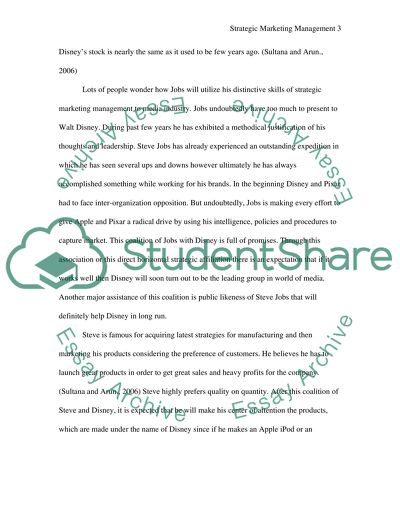 Strategic Marketing Managment