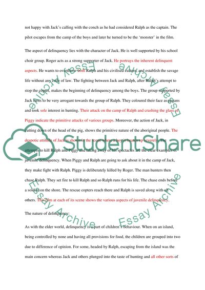 Causes of juvenile delinquency essay