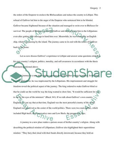 Gullivers Travels: A Voyage to Lilliput