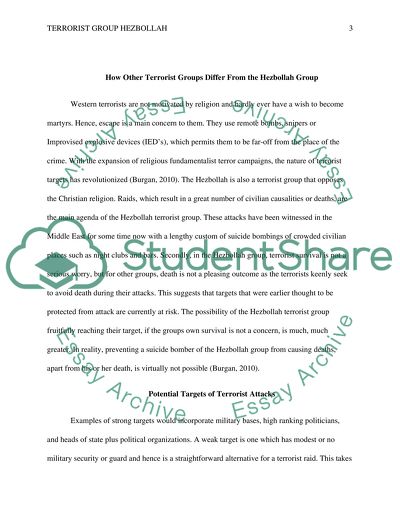 Terrorist Group Hezbollah