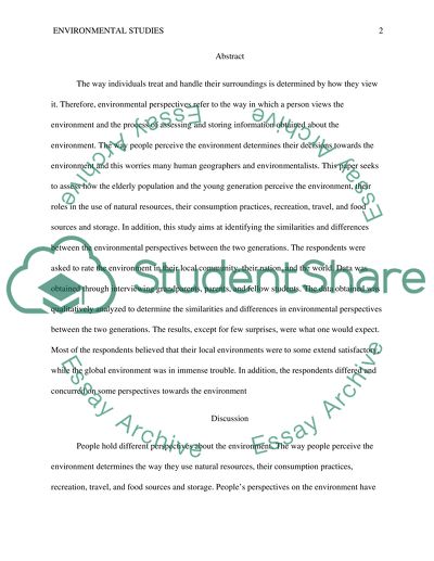 Multi-generational Sustainability Perspectives and Practices