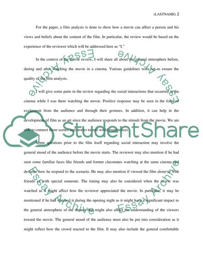 A Film Analysis on Taken 2