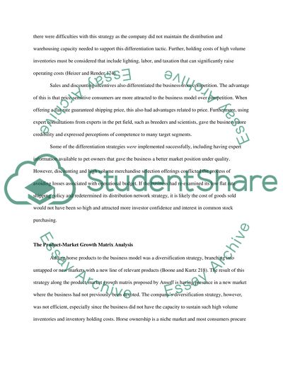 The Marketing Mix for Pets.com