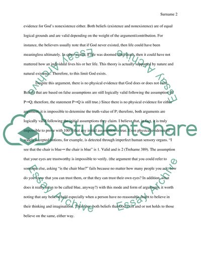 Existence and Nonexistence of God